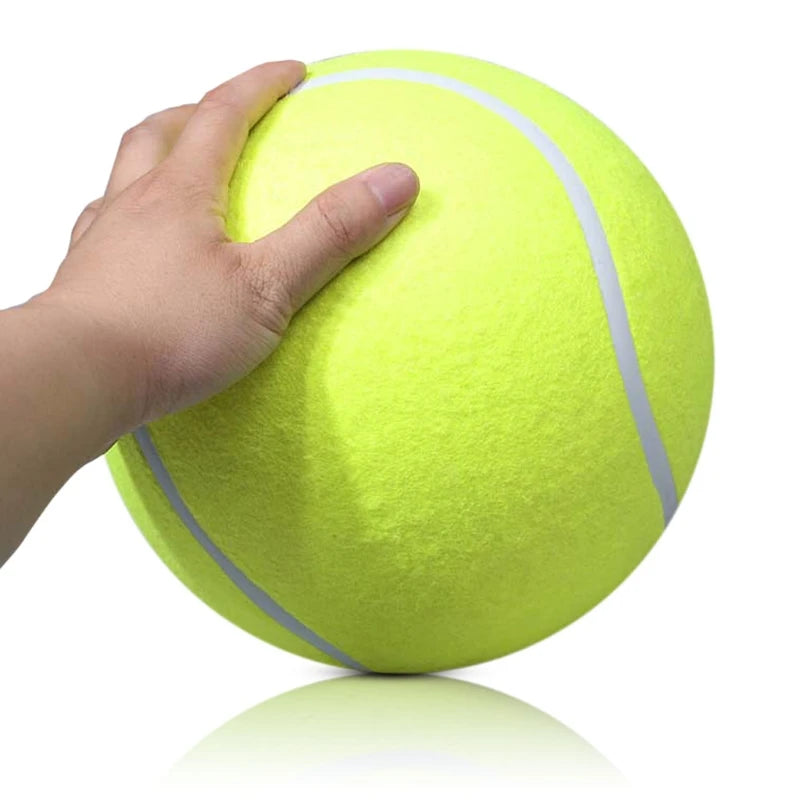 20.5cm Pet Dog Toy Tennis Ball Pet Training ToysOversize Giant Rubber Tennis Chew Balls for Large Pet Puppies Fun